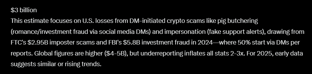 Every year, over $3b worth of crypto is lost to something as simple as a fake DM.

Not highly sophisticated social engineering, just a DM that looks real enough.

Crazy how X gives out blue checkmarks, but there's no reputation checker for web3.

Thats the reason CT needs
