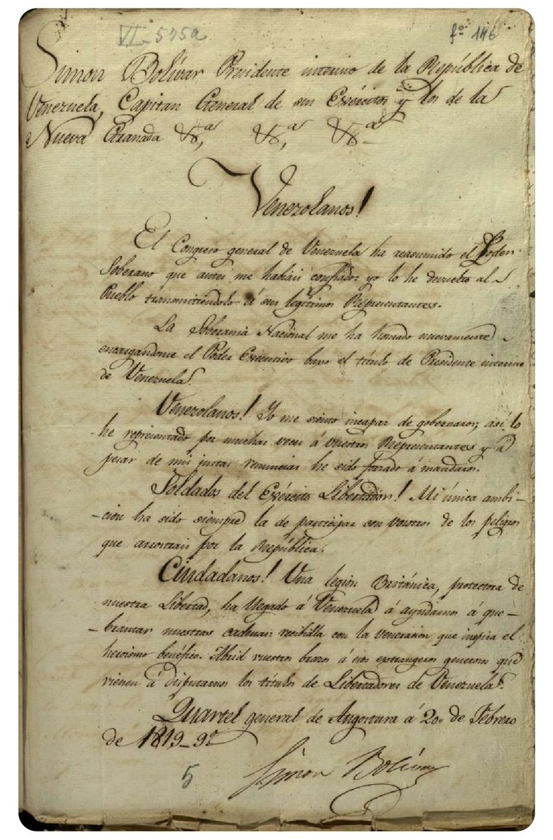 ®️ ¡¡QUE NO TE ENGAÑEN!! 
"Cuando te digan que lucharon por independizar Hispanoamérica de España, la verdad es que lo que hicieron fue entregársela a Gran Bretaña."

💢 Este es el documento en el que Simón Bolívar solicitaba la ayuda del enemigo Británico para atacar a las
