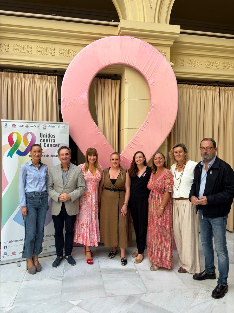 19 de octubre | Día Mundial del Cáncer de Mama

Rendimos homenaje a la fuerza y esperanza de quienes luchan contra esta enfermedad.
Junto a Asamma Málaga y Unidos Contra el Cáncer alzamos la voz por la prevención, detección temprana e investigación.
¡Por ellas!🩷
 #JuntosSumamos