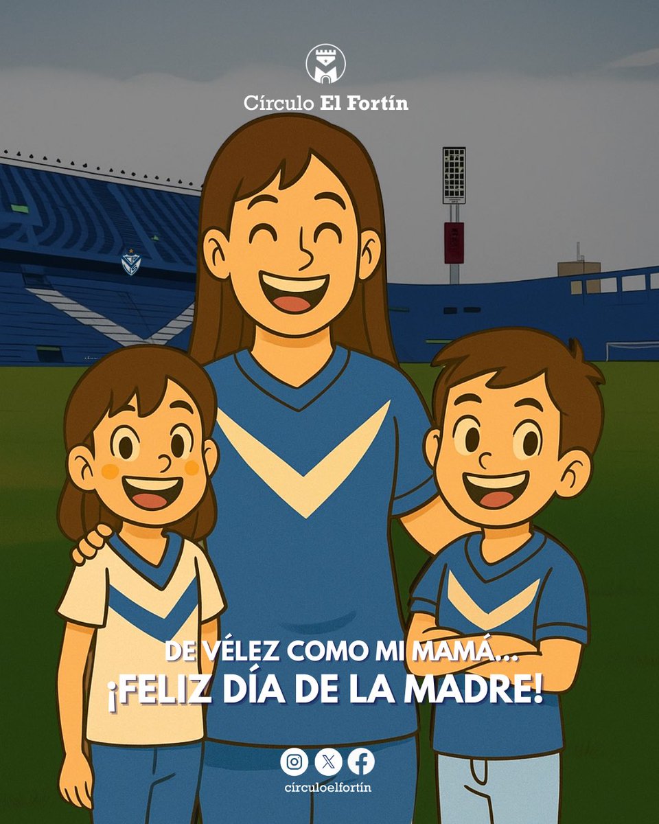 CirculoElFortin's tweet image. 🤍🫶🏼 Ser de #Vélez como tu mamá.
No hay ejemplo más grande, ni amor más incondicional.

Feliz día de la madre a todas aquellas que nos transmitieron el amor por El Fortín 💙
