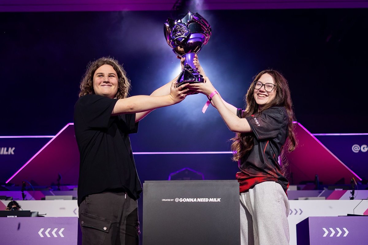 Videogameleaks2's tweet photo. Fortnite creators @vader_fn & @ilyynina won #TheMilkCup 2025 Champions. π
Congratulations, @ilyynina & @vader_fn. π
Source: @GonnaNeedMilk https://t.co/uOASTC8Nzv