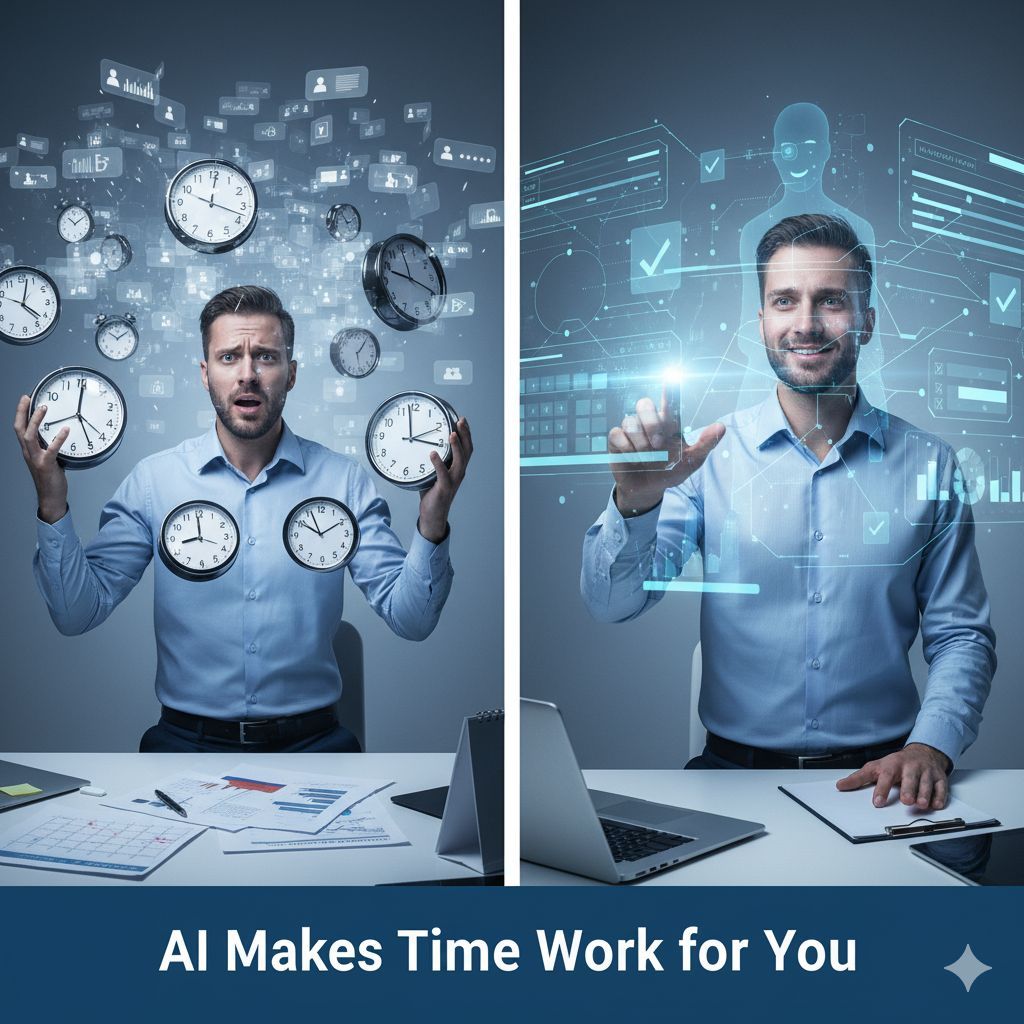 jordanimutan's tweet image. Time Optimization

AI doesn’t just help you work faster—it helps you work better.
It learns your habits, identifies time drains, and keeps your day running like clockwork. ⏰
#AIProductivity #TimeManagement #SmartWork #AIStrategy #FutureOfWork