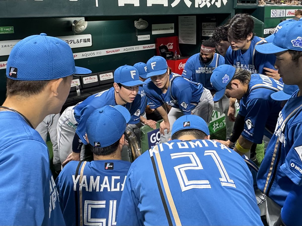 今日の声出しも #松本剛 選手😤👏

「俺たちの野球で、絶対に勝とう✊✨」

#lovefighters