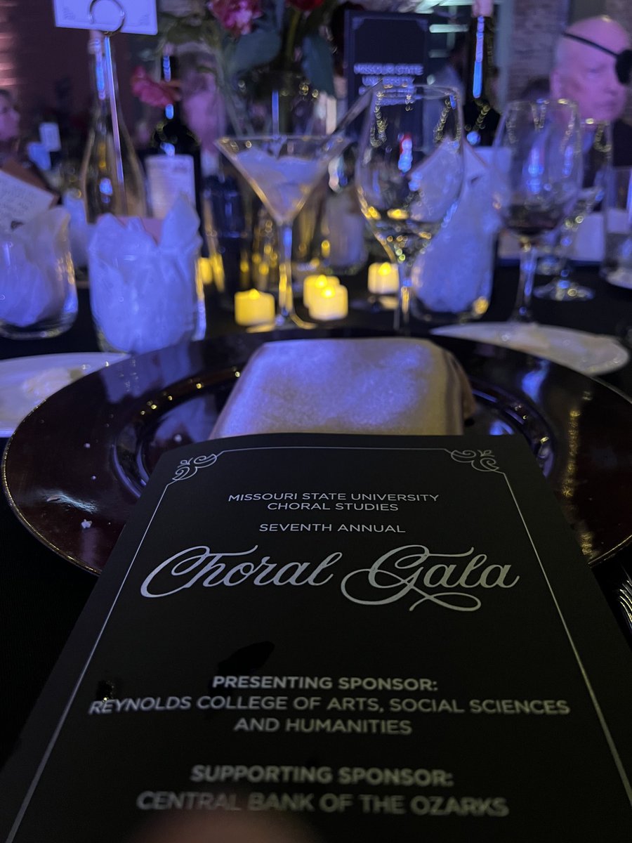 Great turnout tonight at the ⁦<a href="/MissouriState/">Missouri State</a>⁩ Choral Gala! ⁦ ⁦<a href="/FoundationMSU/">Missouri State Fdn</a>⁩