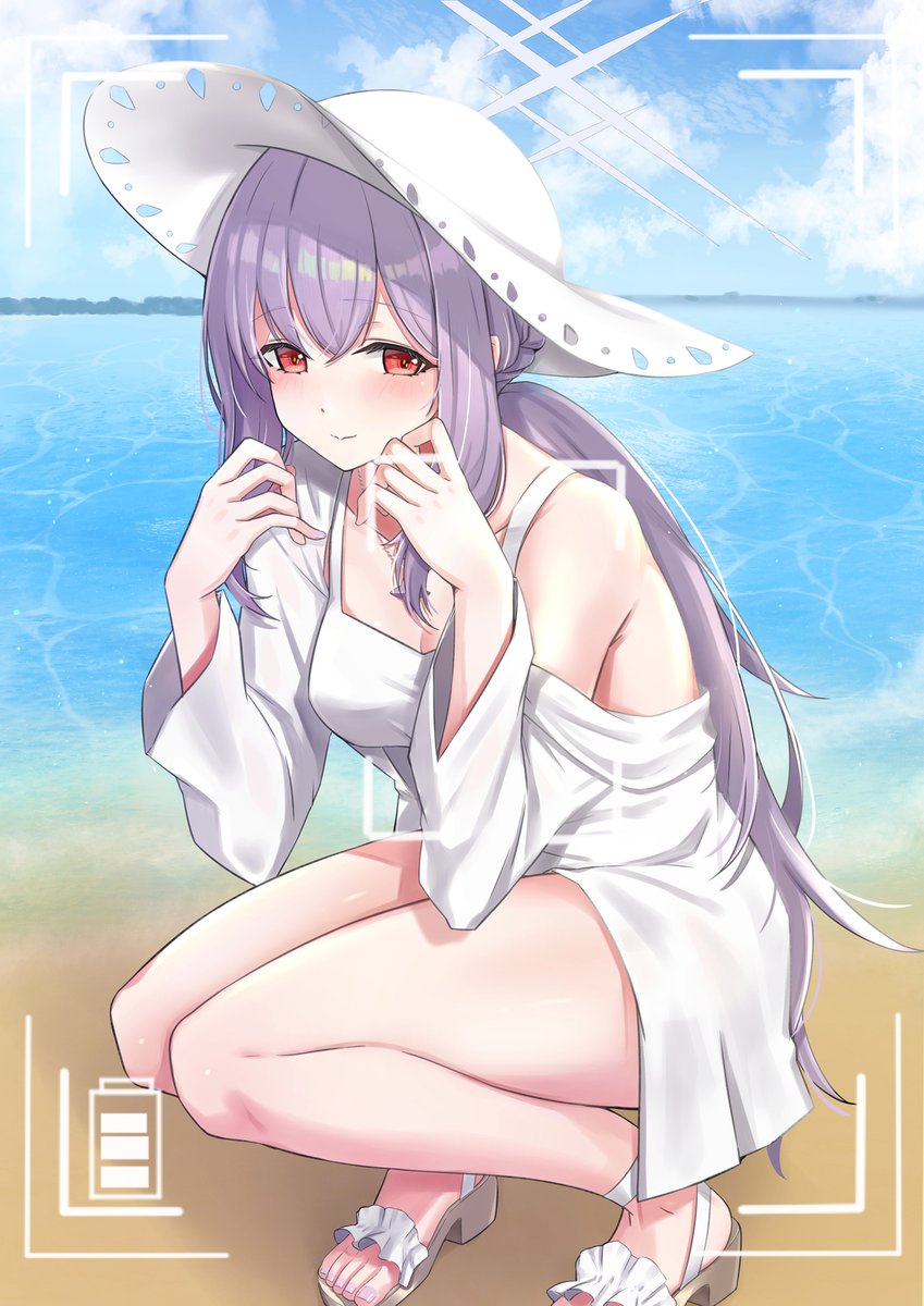 先生上手にとってね。（水着アツコ）