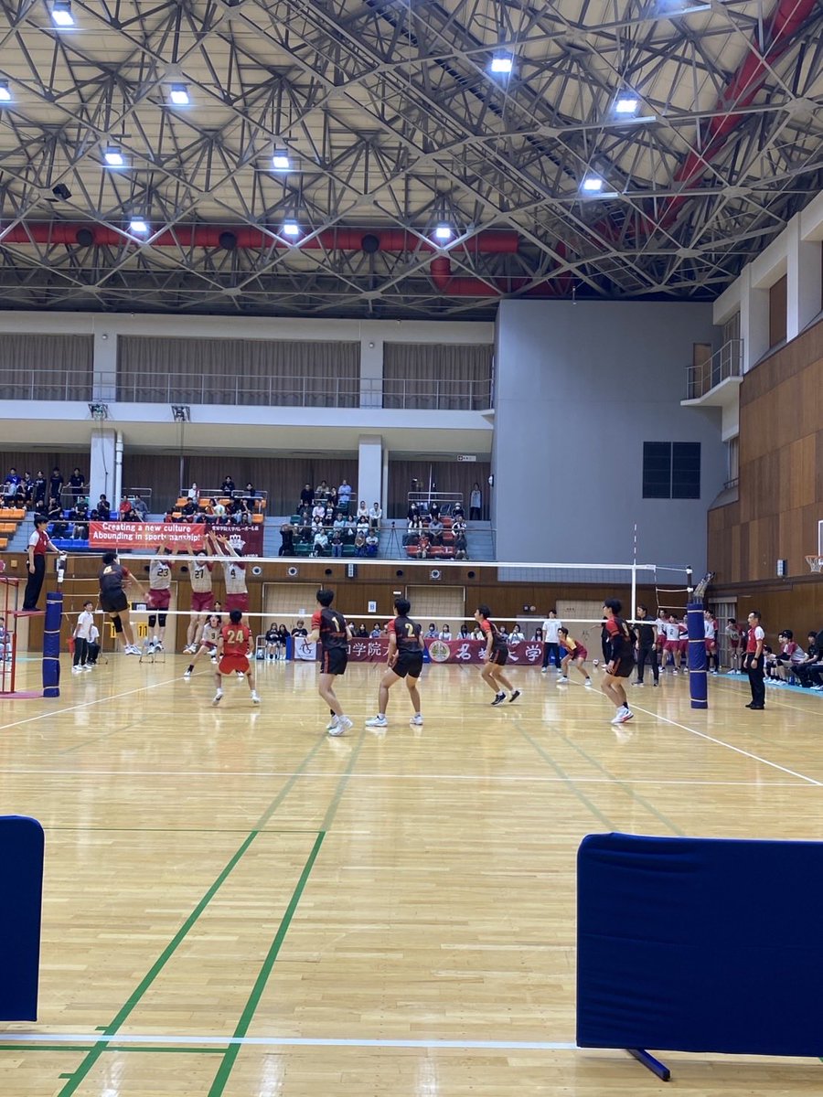 tokai_vb's tweet image. 【2025年度 東海秋季男子1部リーグ戦 7日目】
Bコート第1試合
名城大学vs愛知学院大学
25-20
22-25
25-19
26-24
セットカウント3-1
名城大学の勝利です!