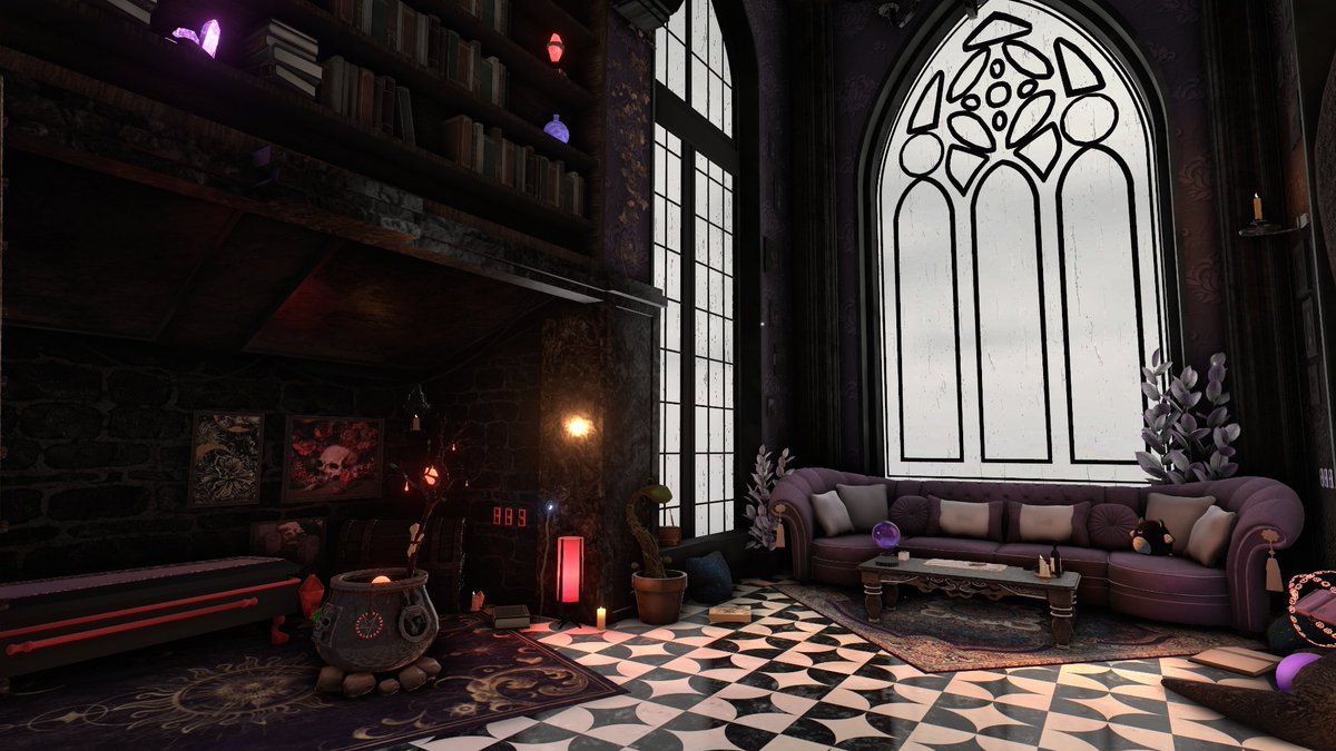 metametarea's tweet image. 魔女の住んでいそうなお部屋のワールド
ゴシック調でどこか怪しげな雰囲気が漂う
android対応しているので誰にでもお勧め
world:Gothic world
By :Kireya
タグ:景観 部屋
#VRC #VRChat_world紹介