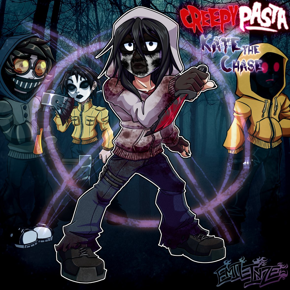 Emilian3661993's tweet image. Kate the Chaser - CreepyPasta &amp;amp; The Proxy
#emilinzestickers #creepypasta #proxy #katethechaser