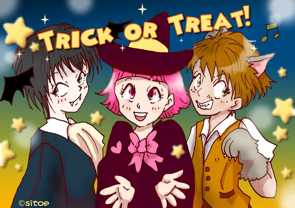 最近本当に低浮上がひどいので😓
別アカのオリジナルのハロウィン イラスト載せておきます🎃