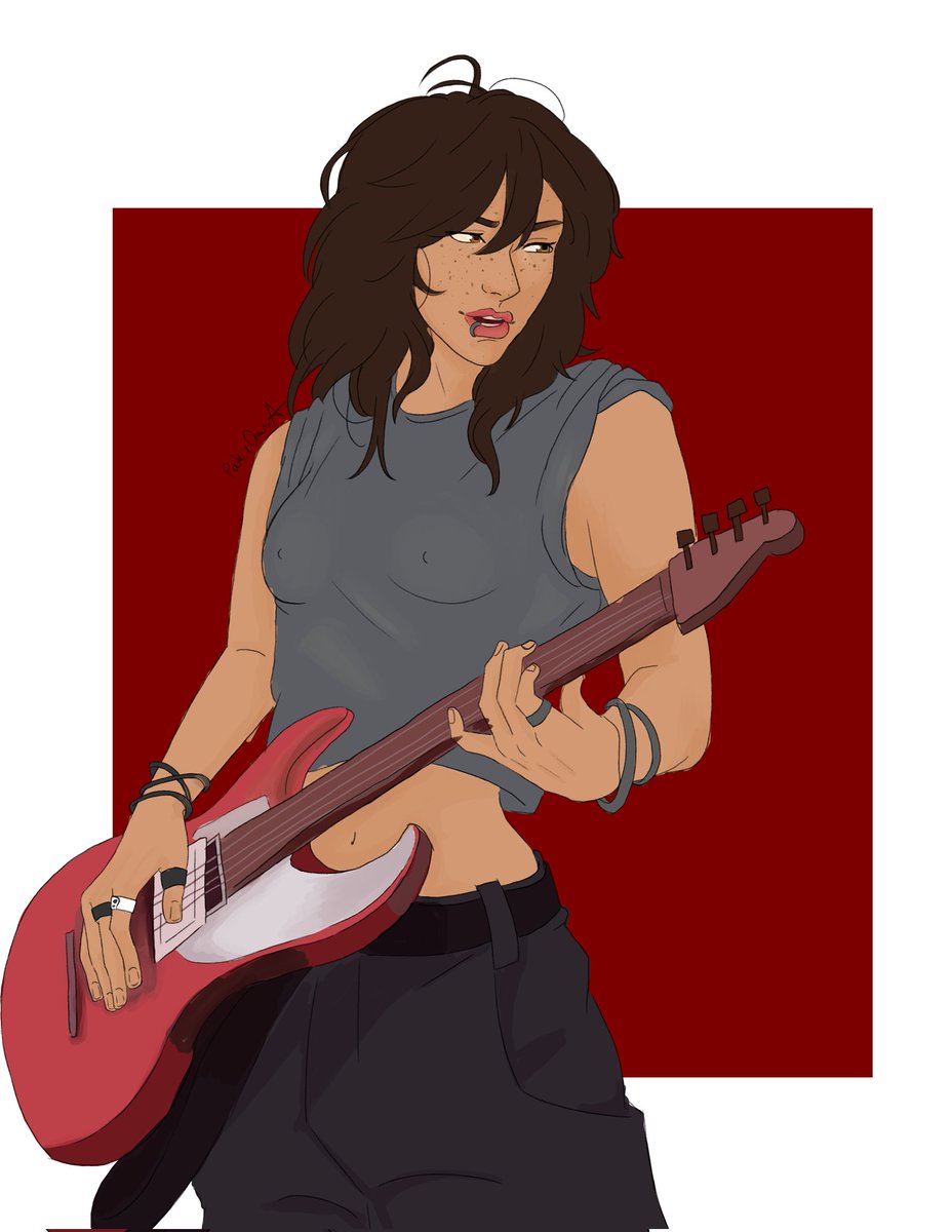 PookieDraws's tweet image. LATE BUT BAND AU BABY!!! My dnd group members as a band named: voyage of the satire !! ENJOY (1/2) #Cringetober2025 #Bandau #myartwork #digitaldrawing  #originalcharacters #AU #dndgroup