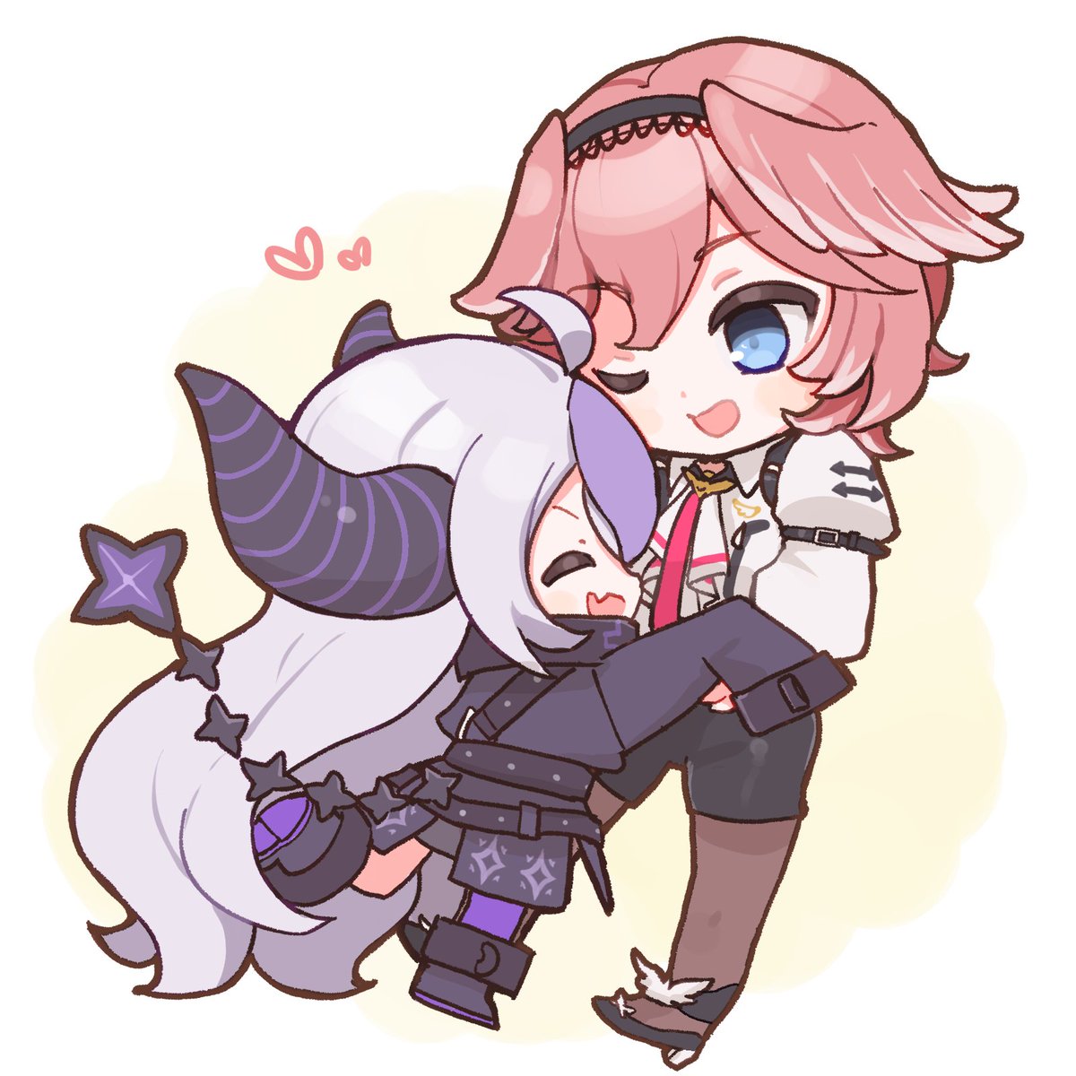 #絵描きさんがデフォルメ絵を見せてくれるタグ
みてみて~!! 