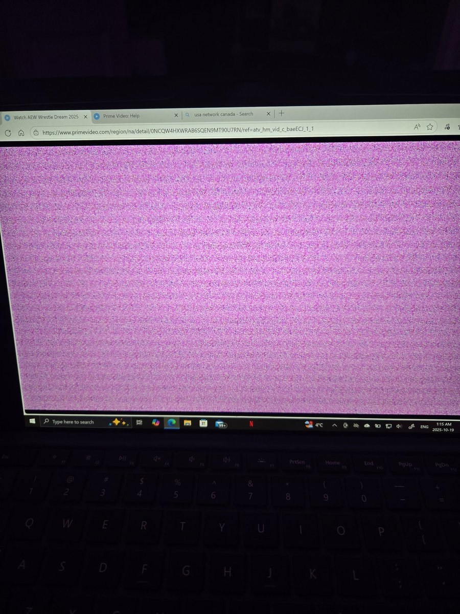 _Ophelia_Payne's tweet image. It's ridiculous @PrimeVideoCA ...

3rd time tonight I've lost the #wrestledream @AEW stream