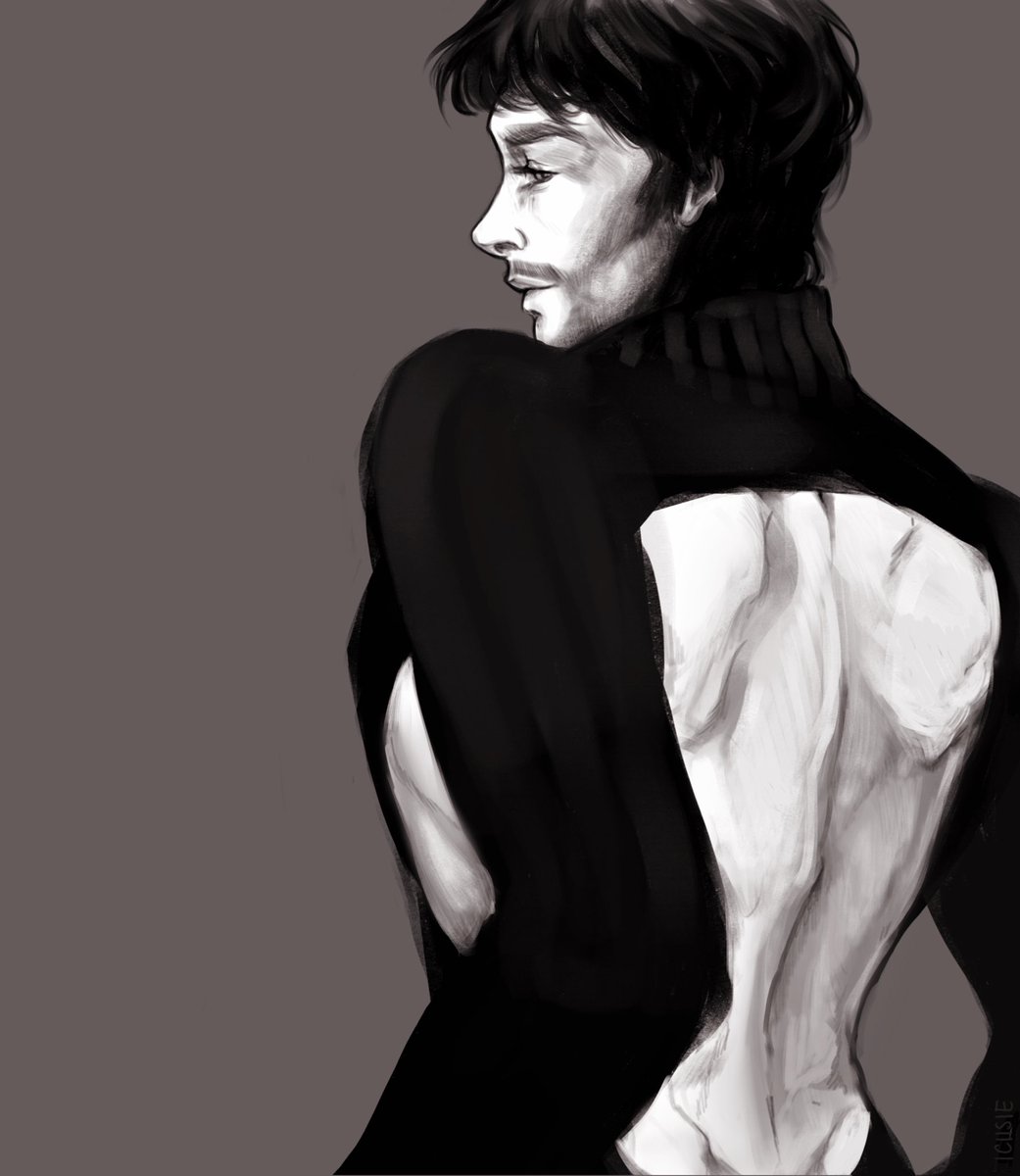 backless &lt;3 
#WillGraham #hannibal #fanart