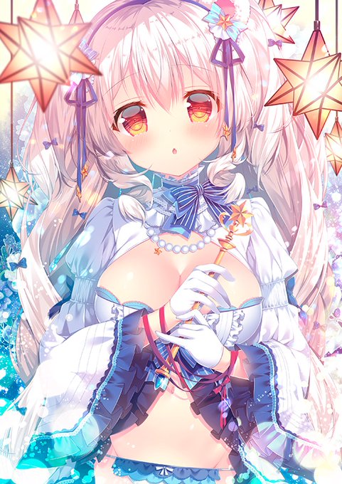 🐻‍❄️🌟🩵
#見た人も無言で銀髪or白髪をあげる 