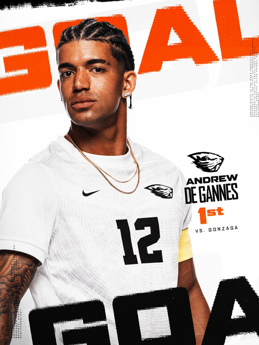BEAVER GOAL!

Oregon State take a 5-4 lead in the 85th off a penalty kick goal from Andrew De Gannes!

#GoBeavs