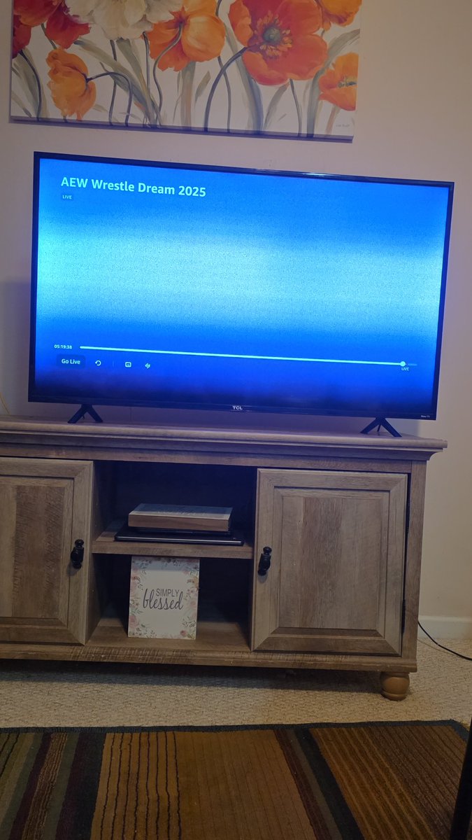 MandatoryJLS's tweet image. #wrestledream main event. Looks great. I paid for this?!