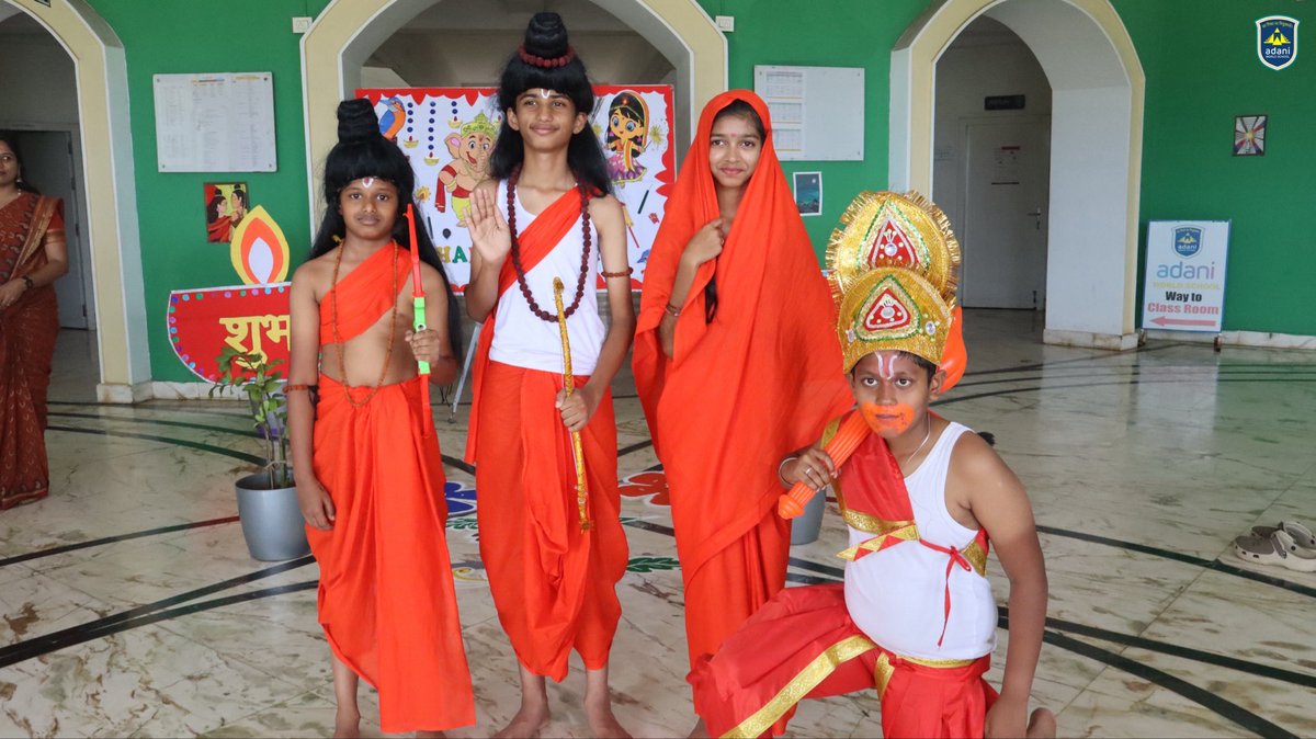 awsnlr's tweet photo. 🪔✨ Diwali at Adani World School was a vibrant celebration! Kingfisher House hosted divine lamp lighting, dazzling dances, soulful music, and a heart-touching drama, spreading love, unity, and joy. 🌟 #Diwali2025 https://t.co/4CglL49CIT