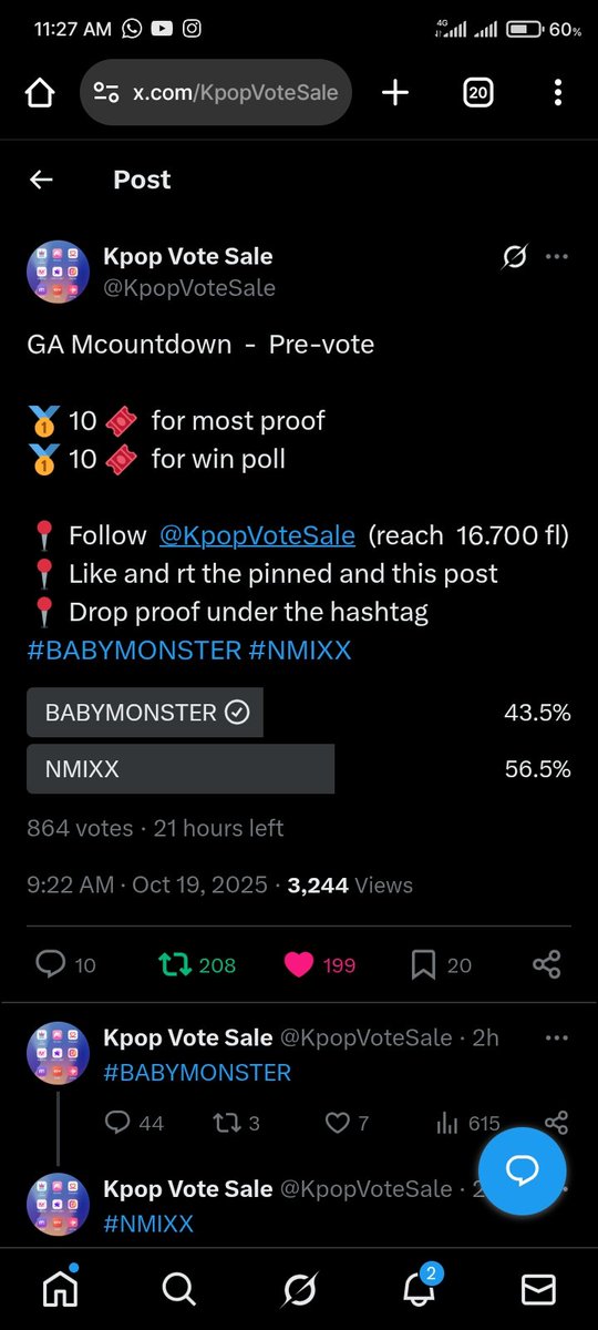 my_roraaaa's tweet photo. @KpopVoteSale #BABYMONSTER https://t.co/hBta1xTKwo