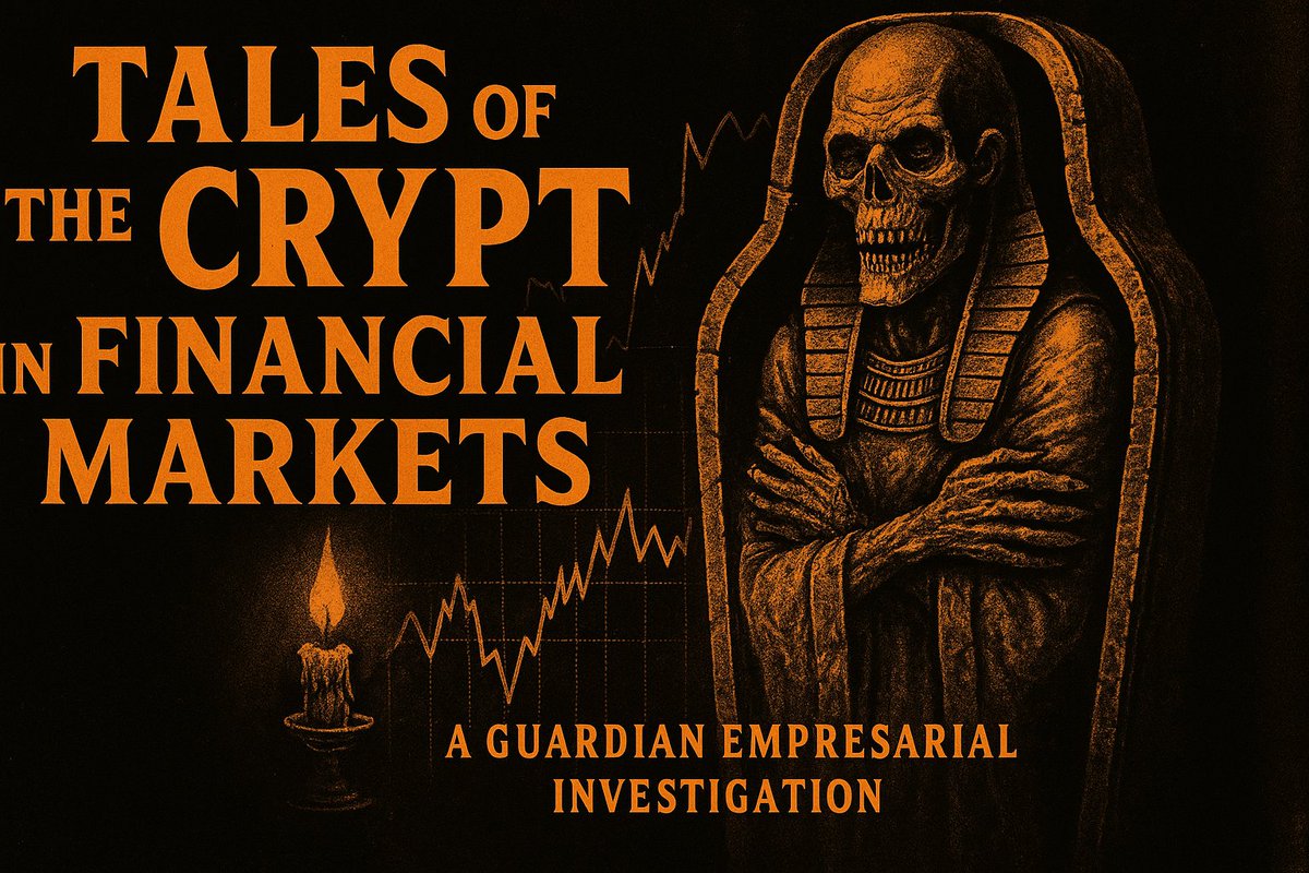 Nuevo especial de investigación:
 “Tales of the Crypt in Financial Markets”
Crónicas del lado oscuro del dinero moderno.
Jóvenes, doctores, profesionistas y traders atrapados por el brillo del “trading fácil”.
⚠️ La Parca también juega en los mercados.
x.com/GuardianEmpMX/…