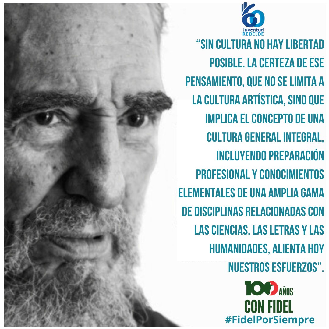 JuventudRebelde's tweet photo. Buenos días desde #Cuba🇨🇺 hoy  19 de octubre de 2025                                                         

Con #FidelPorSiempre en la memoria y en el❤️de #Cuba🇨🇺
#100AñosConFidel https://t.co/UX17QdQg5x