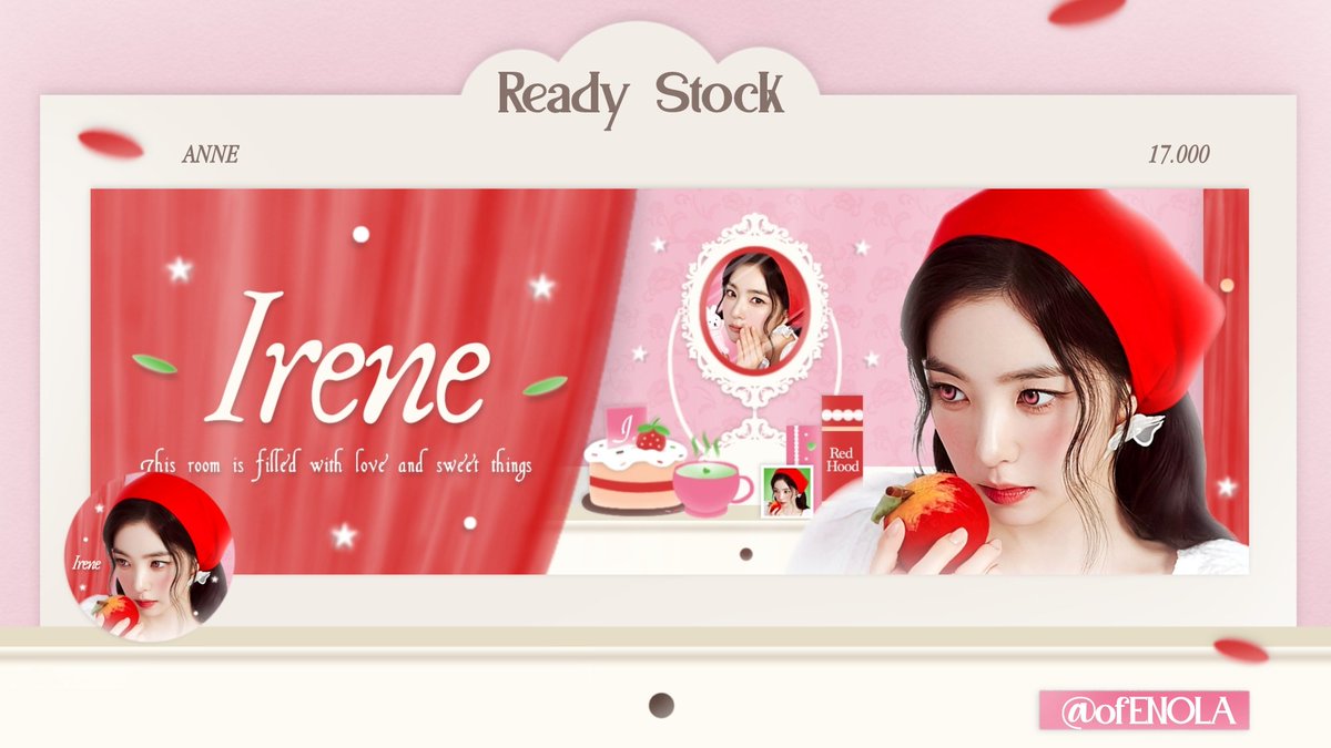 ofENOLA's tweet image. Help repost this? Thank you! 🍎

Hello! Enola bawa layout ready stock irene red velvet yang super cantik iniii. Bisa langsung dijemput melalui dm ataupun tele. Sudah termasuk retext ya teman-teman ❤️💖

#zonauang #zonajajan