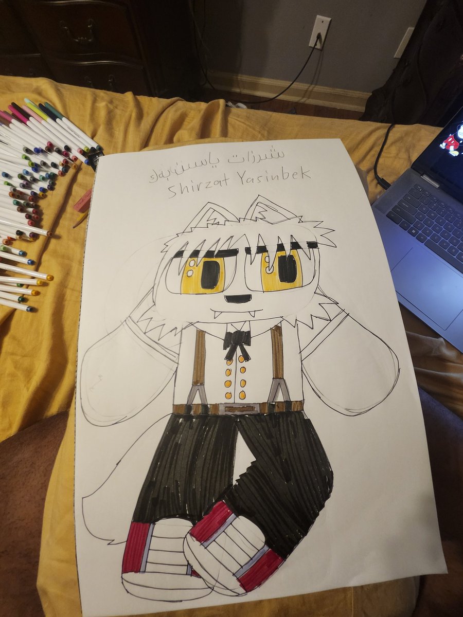 My art: Shirzat Yasinbek 🇨🇳 🐺