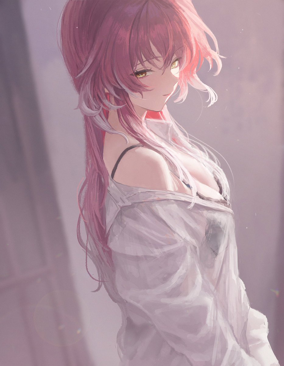 Had to edit and re-upload yesterday's art, thanks to X's guidelines.
#WutheringWaves #鳴潮 #Changli #명조