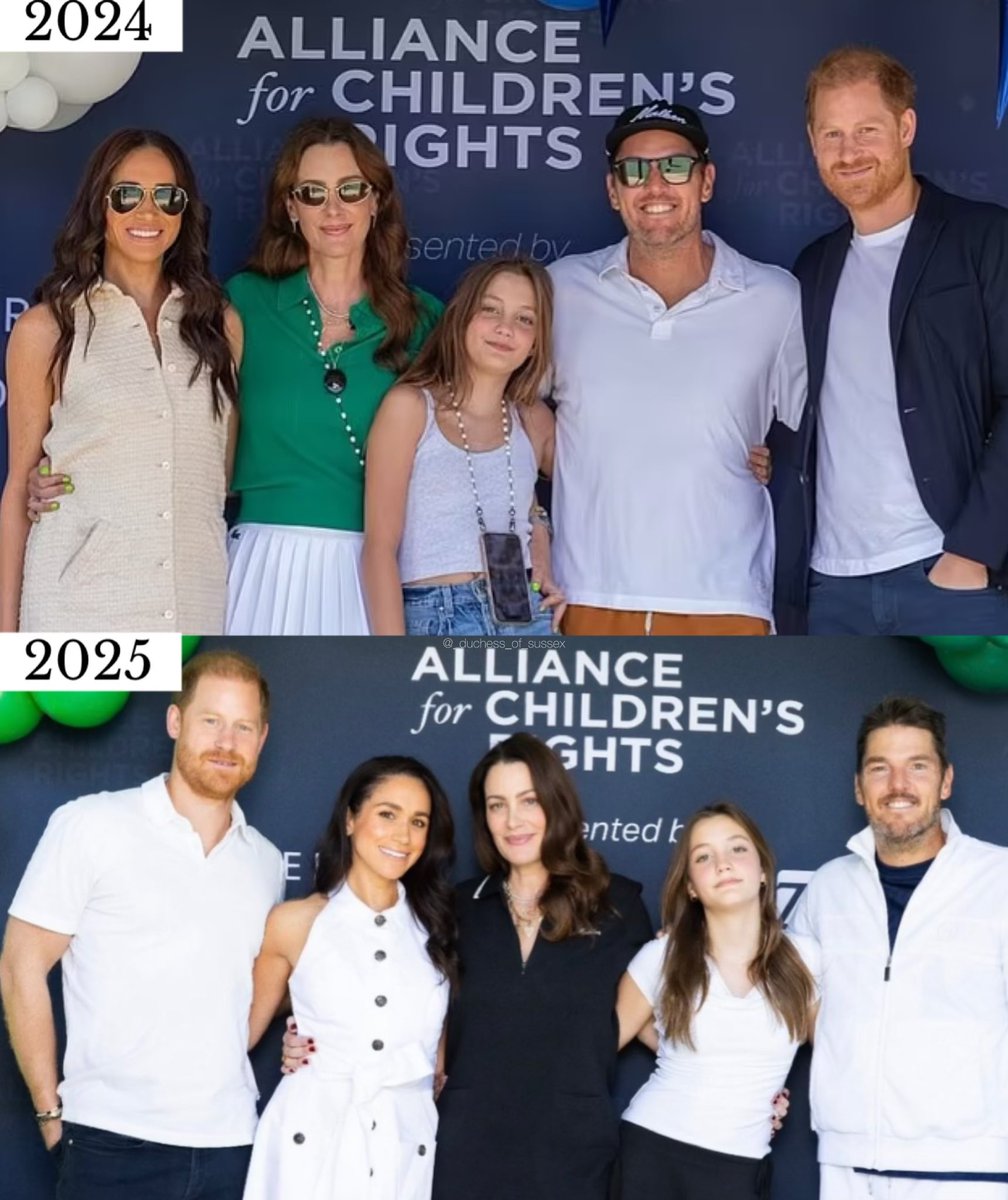 What an event! Prince Harry and Meghan attended the George Zajfen Tennis Tournament in Los Angeles for the second year in a row. I also hadn’t noticed how tall Kelly’s daughter, Lily had gotten until this picture compared to last year 🤩