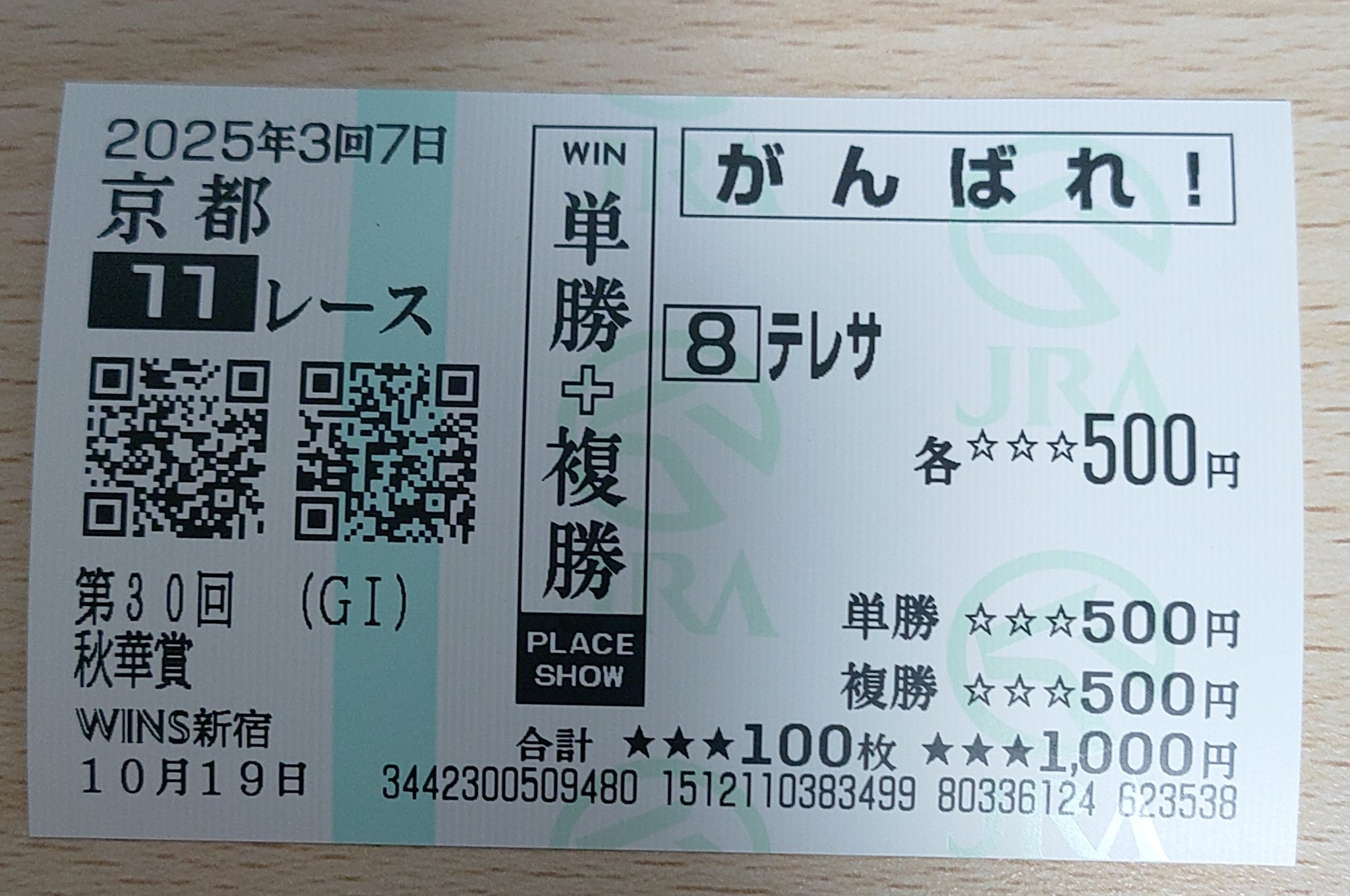 応援馬券(ハズレ、もしくは期限切れ) 2025年最新】Yahoo!オークション -応援馬券の中古品・新品・未