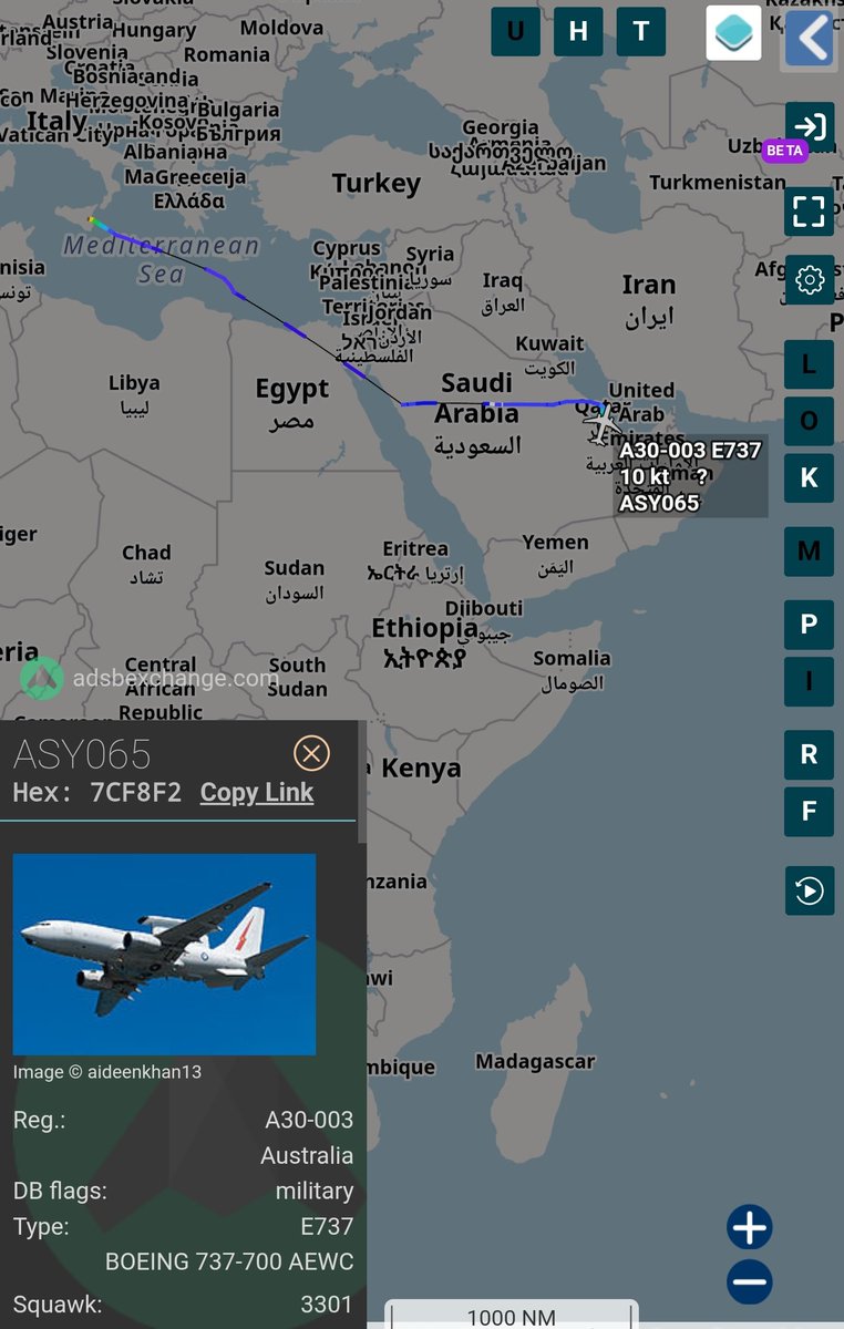 sipjack1776's tweet photo. Australia π¦πΊ
E-7A Wedgetail
#7CF8F2/A30-003/ASY065
Sigonella>Al Udeid
@Borrowed7Time https://t.co/UGDQ8NJpvS