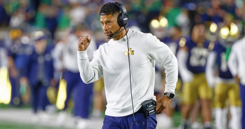 Notre Dame picking up steam with 5-stars and touted prospects in South Bend for the win over USC.

"It’s not just about football—it’s about brotherhood, family, and education. All of that together makes Notre Dame the complete package.”

Story: on3.com/rivals/news/no…