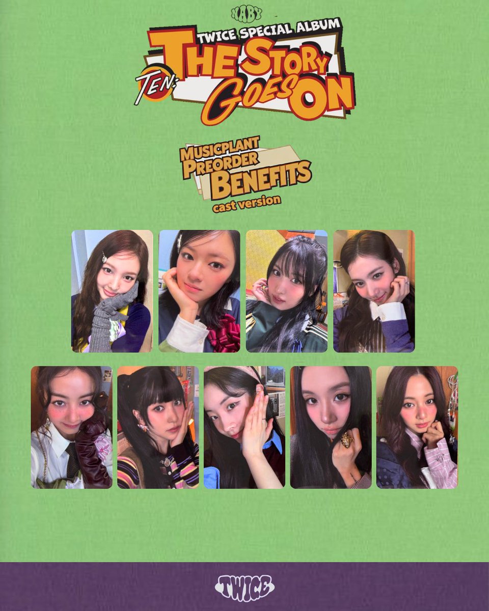 TWICE the story goes on musicplant ミナ TWICE - [TEN: THE STORY GOES ON] CAST MINA Version – kpopalbums.com