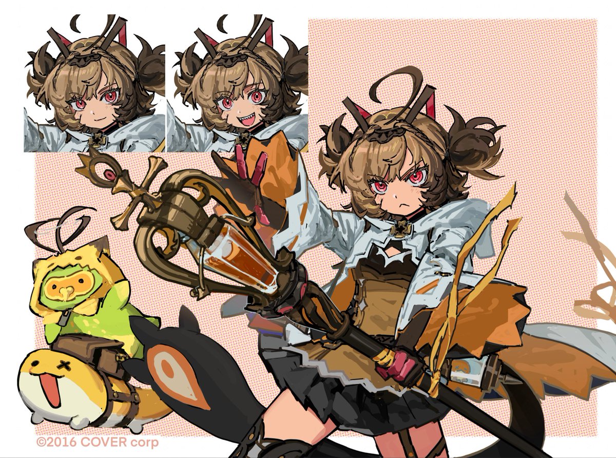 HAPPY BIRTHDAY!!!! WHAT A BLAST! I did (almost) all the fugi sprite art for the whimsical guests in THE GAME OF WHIMSY tonight. TY to everyone involved in the project, from the assets to the direction, (1/2) #WHIMGI #rkggk