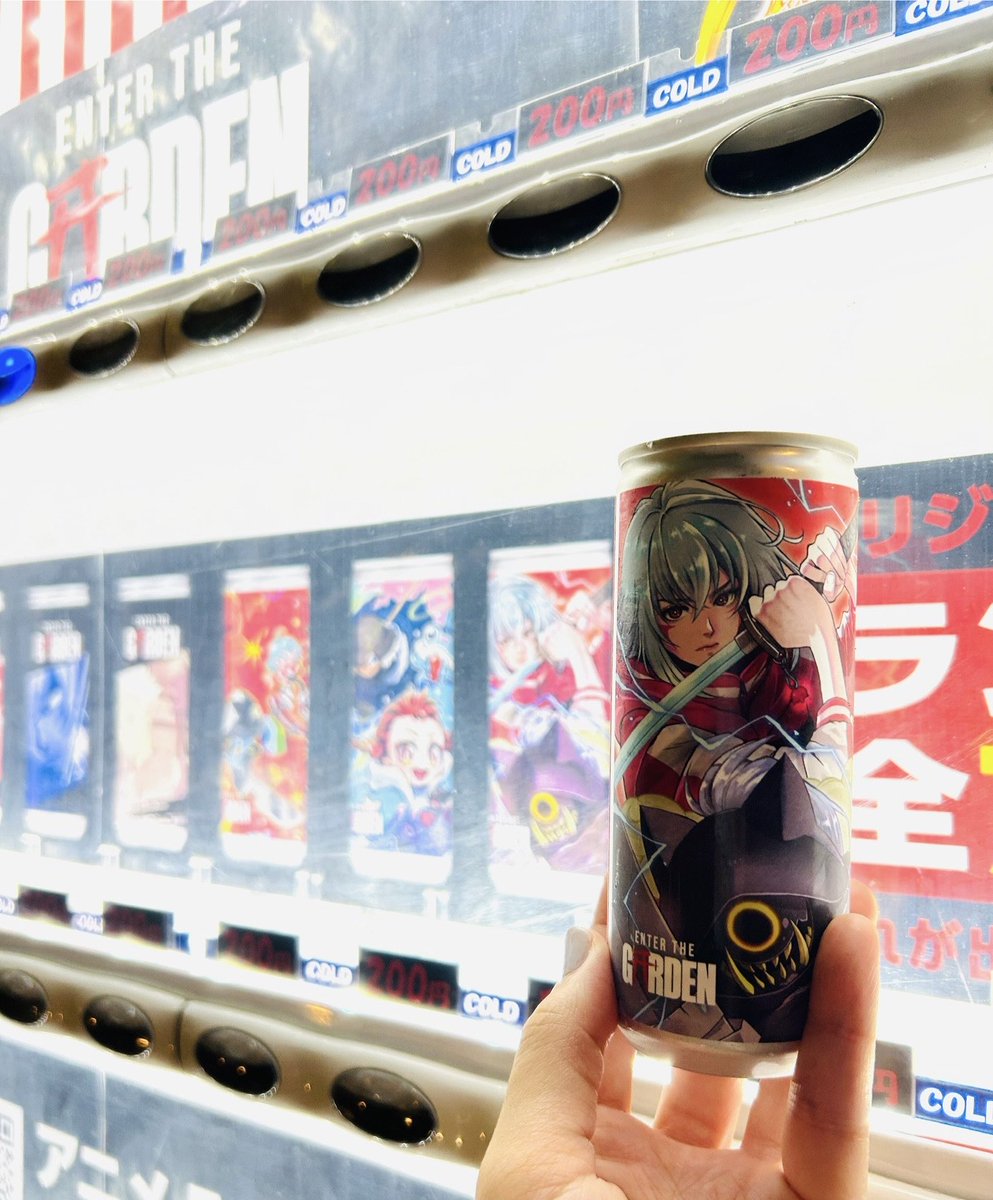 I finally got to go to the <a href="/Azuki/">Azuki</a> × <a href="/cheeriojp/">チェリオ 【公式】＠バレンタインキャンペーン開催中🍫💝</a> collaboration vending machine ❤️‍🔥

Since it’s random, I was so excited to see what I’d get 🫣

And on my very first try, I pulled the can featuring my artwork 😳✨