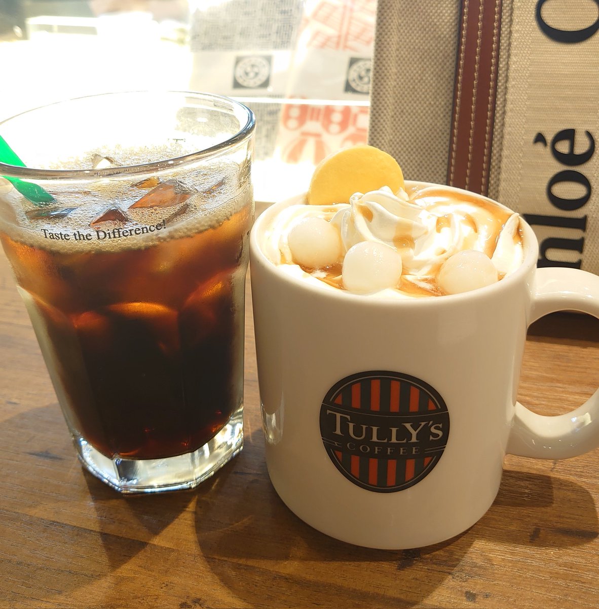 きょうは。。あじフライネキしてみたらしだんごラテしてばいばい🍹
ゆっちゃんは日本酒カルチャースクールへいったよ🍶わたしはプールで運動の予定。。w
