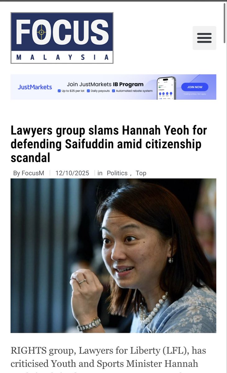 The 7 players through Falsification of Documents received their Nationality within 4 MONTHS!
😡
And Hannah Yeoh praises Saifuddin for such Process?!
NEVER AGAIN HYPOCRITE!!