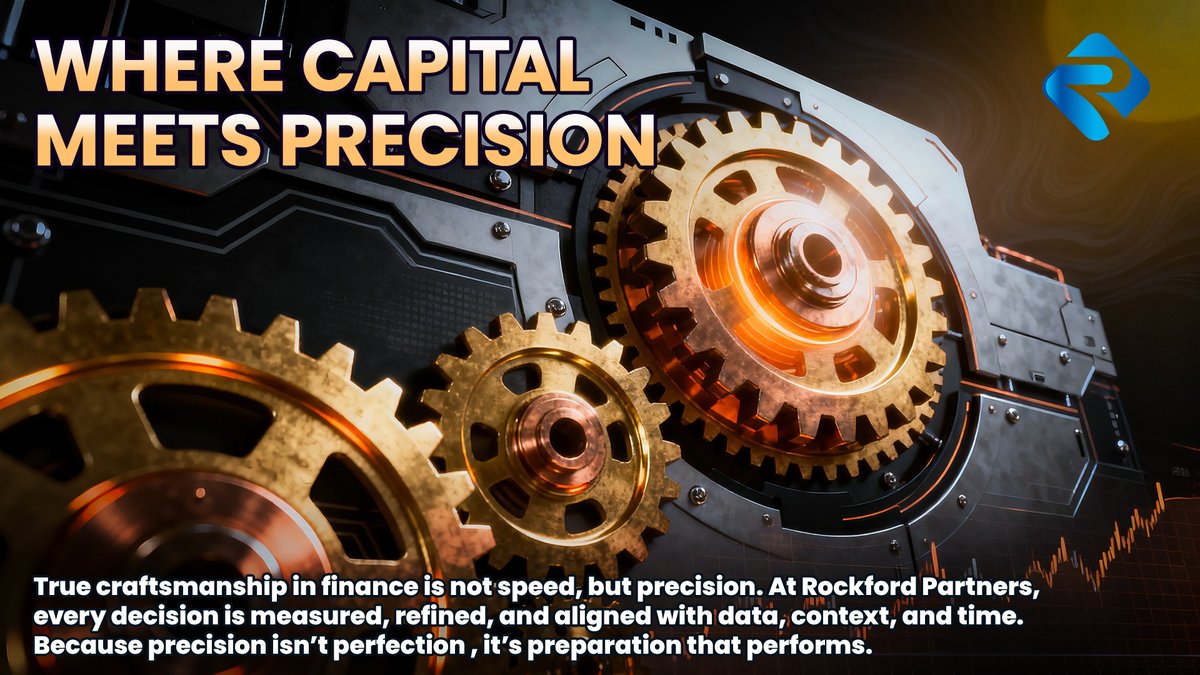 RockfordCap's tweet image. 🎯 Precision turns potential into progress.
🌐 At Rockford Partners, discipline lives where data meets design.
🔥 In capital, precision isn’t an act, it’s a mindset.
📈 Consistency becomes strength. Strength becomes growth.

#RockfordPartners #PrecisionMatters