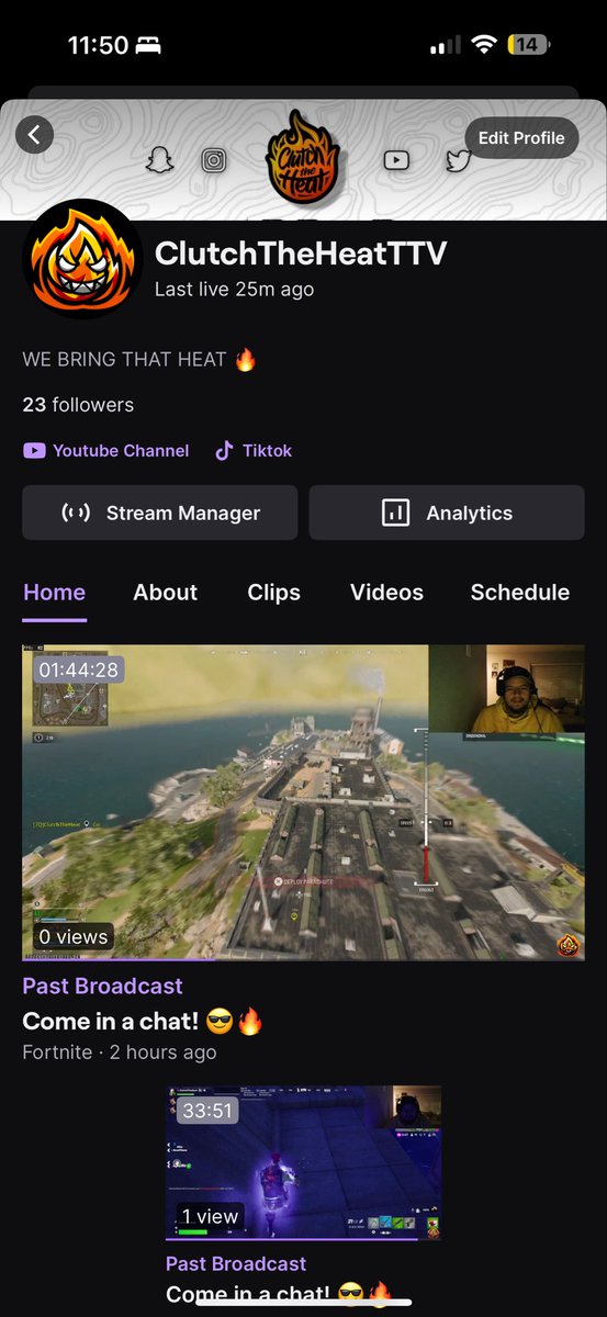 ClutchTheHeat's tweet photo. Help me reach a goal of 25 subs please!! 
Calling all streamers for da one time 
#twitch #streamer #gaming #twitchcon2025 https://t.co/SktrMeukeb