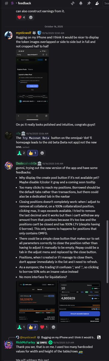 rakka_sol's tweet image. Gm,
We shipped many fixes and improvements that covers most of the feedback we got, and working on the remaining issues.
Mainly addressed:
- Better mobile and smaller screen support
- Easier access to liquidity and borrow positions from side bar
- Handling empty states and…