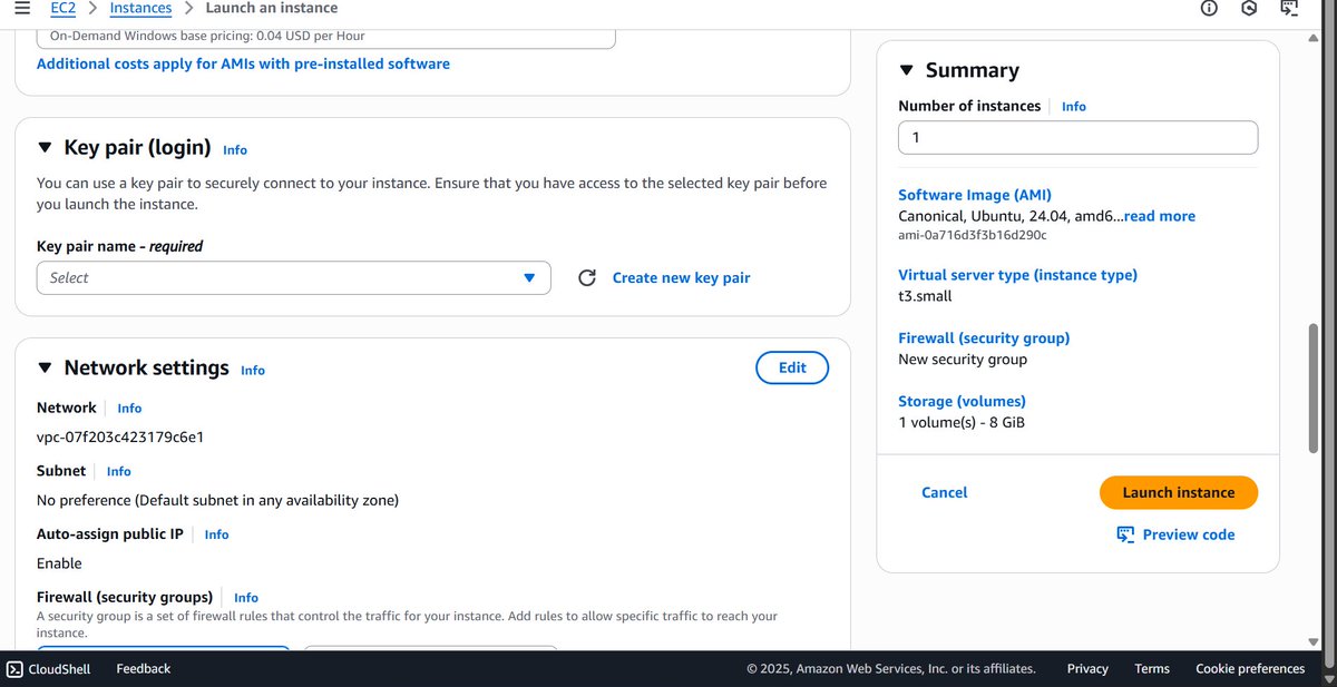 when was the first time you launched your first EC2 instance???