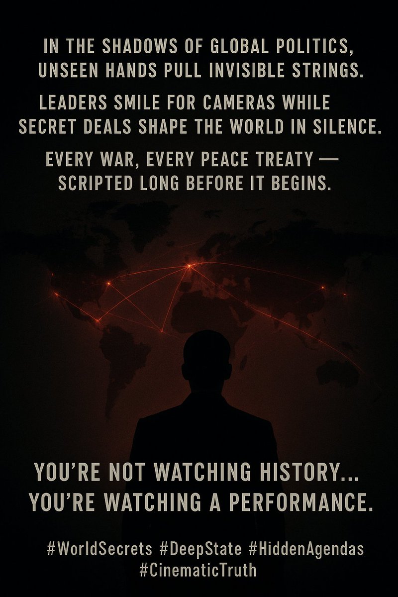amsahilofficial's tweet image. "When you control information, you control the world.
But in 2025, information is slipping through cracks —
hidden alliances, digital espionage, and silent wars are rewriting history in real-time.
The new battlefield isn’t land. It’s data."
 #Geopolitics #DigitalEmpire