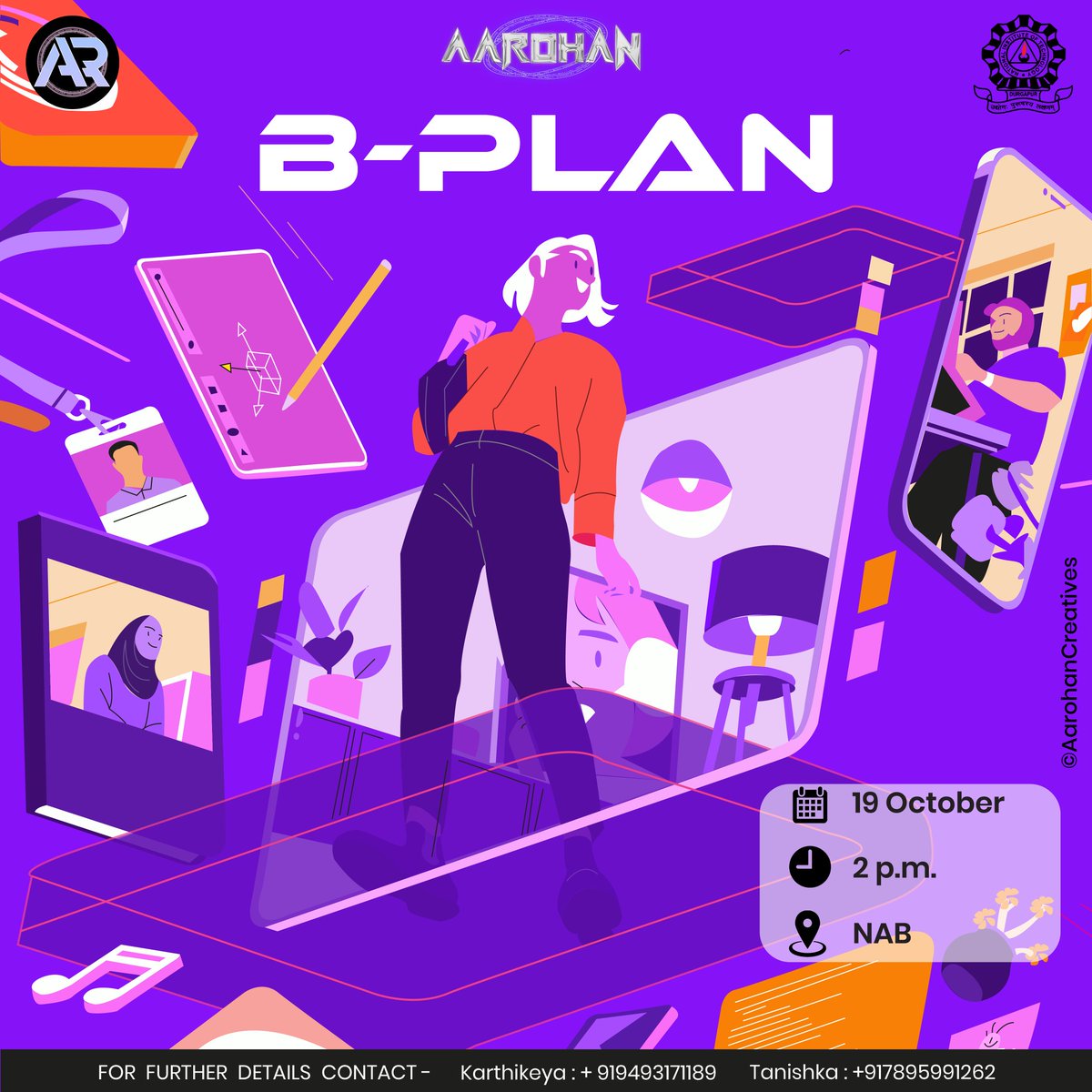 aarohan_nitdgp's tweet photo. Got a game-changing idea? 💡
Step into B-Plan — where innovation meets opportunity! Pitch your business plan, impress investors, and bring your startup vision to life.

#BPlan #Entrepreneurship #StartupJourney #InnovateToDominate #Aarohan2025 https://t.co/R5G6qIKyhY