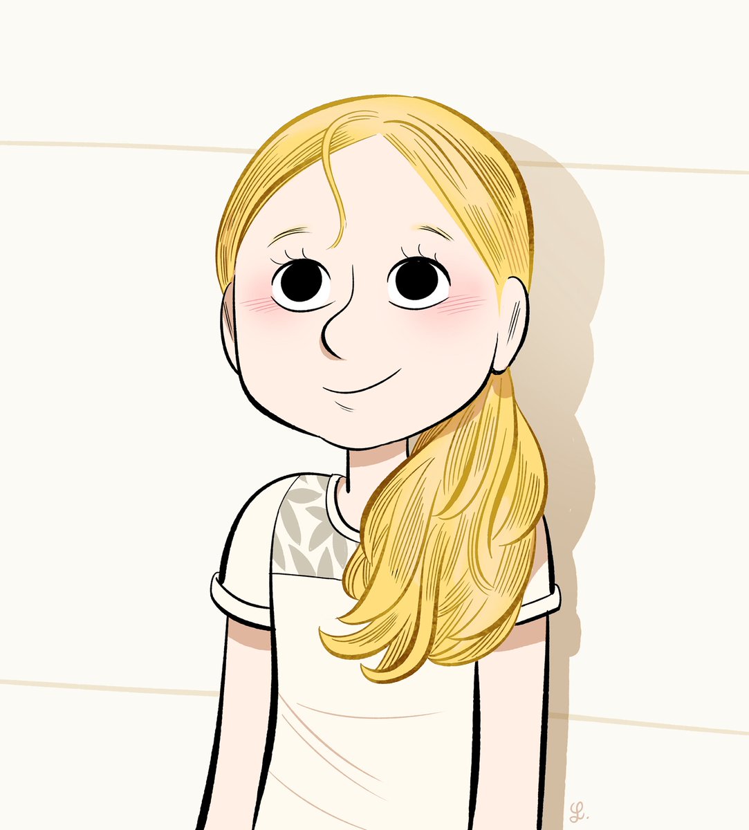 Ce dessin de Lola par <a href="/bloglaurel/">Laurel</a>, nous le connaissons tous désormais. Sa simplicité, son charme, ses traits, ce petit sourire, nous les voyons depuis environ trois ans maintenant.

Comme tout le monde, je l'ai immédiatement trouvé touchant et émouvant. Avec le recul, je continue