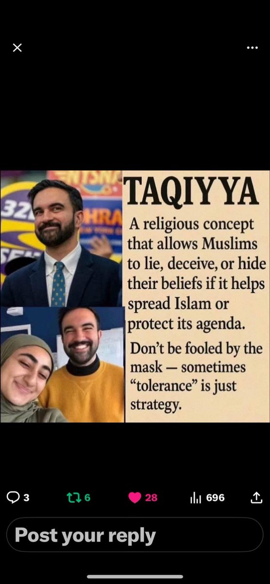 skyy_savage's tweet photo. @iamtomnash Handy image for sharing. Very real concern. Mamdani is a liar and cannot be trusted. https://t.co/GYFqKTpvWr