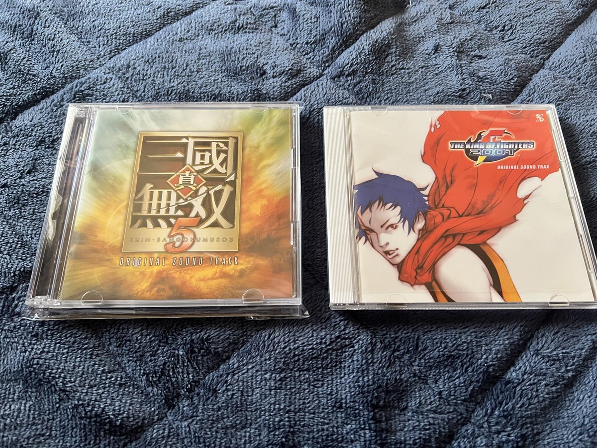 deangwent's tweet image. 中古屋で購入しました。
ゲームのサントラほんと好きなんすよ〜
#KOF2001
#真三國無双5