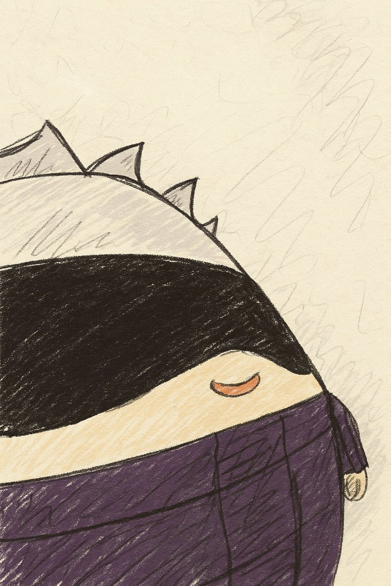 しまった……
iPadの画面割れて絵が描けなくなった……

紙に描くしかない😭

 #ふわコロりんで繋がる #呪術廻戦 
 #iPad画面割れた