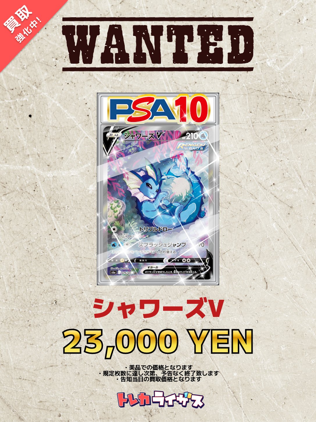 u*o様 シャワーズV sa psa10