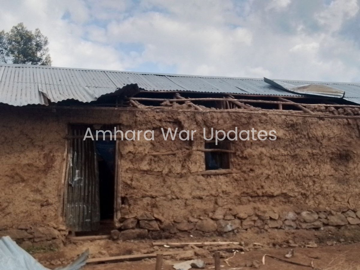 ⚡️Regime drone strike hit a traditional drink house (Tela-Bet) in Assem-Terara, Hamusit Kebele, near Injibara city, Banja Woreda (📍Awi Zone, Amhara Region, Ethiopia) on October 18th, killing and injuring multiple civilians.

#Amhara_War_Updates
