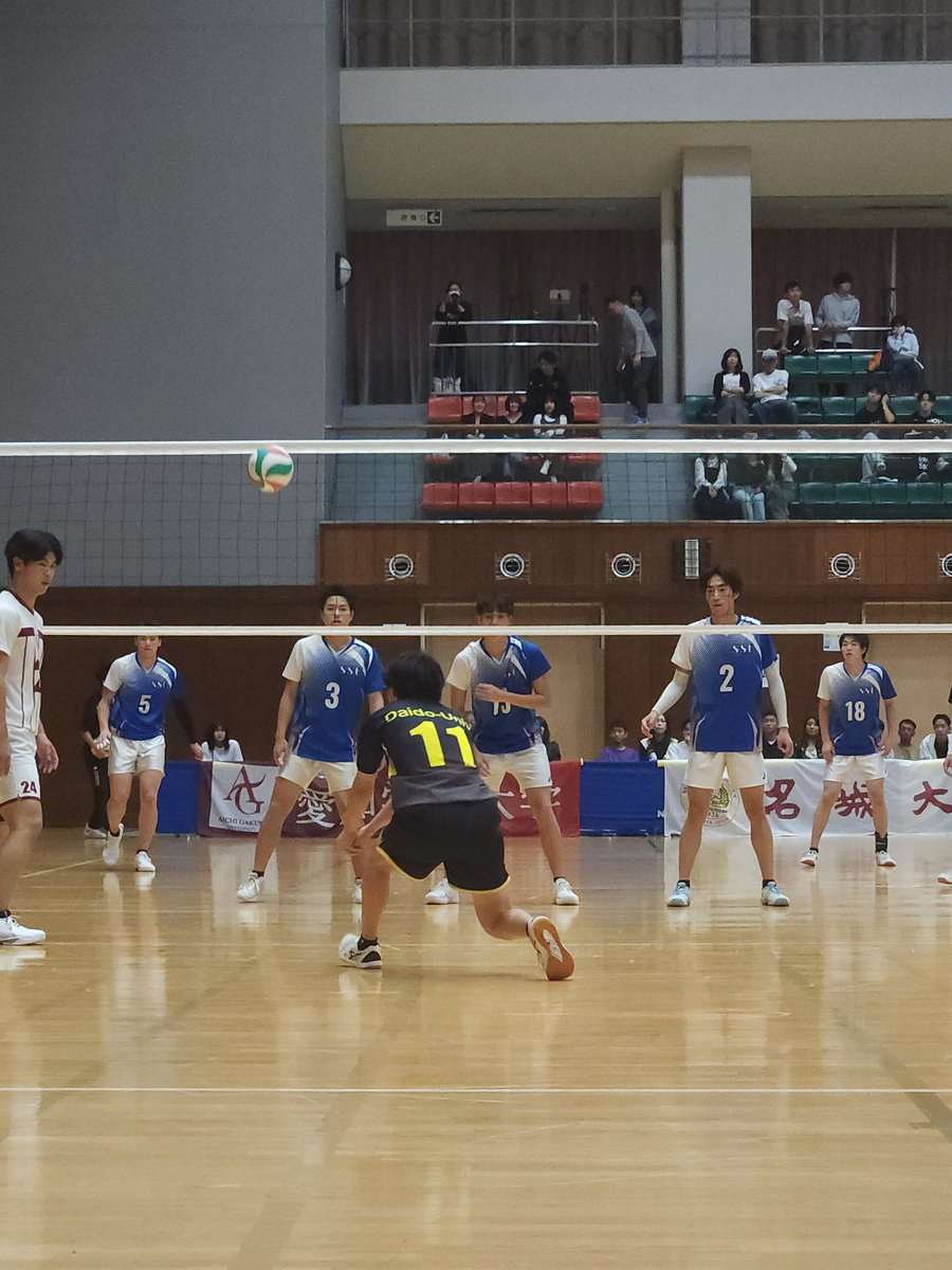 tokai_vb's tweet image. 【2025年度 東海秋季男子1部リーグ戦 7日目】
Aコート第1試合
大同大学VS静岡産業大学藤枝校舎
25-21
25-17
25-21
セットカウント3-0
大同大学の勝利です!