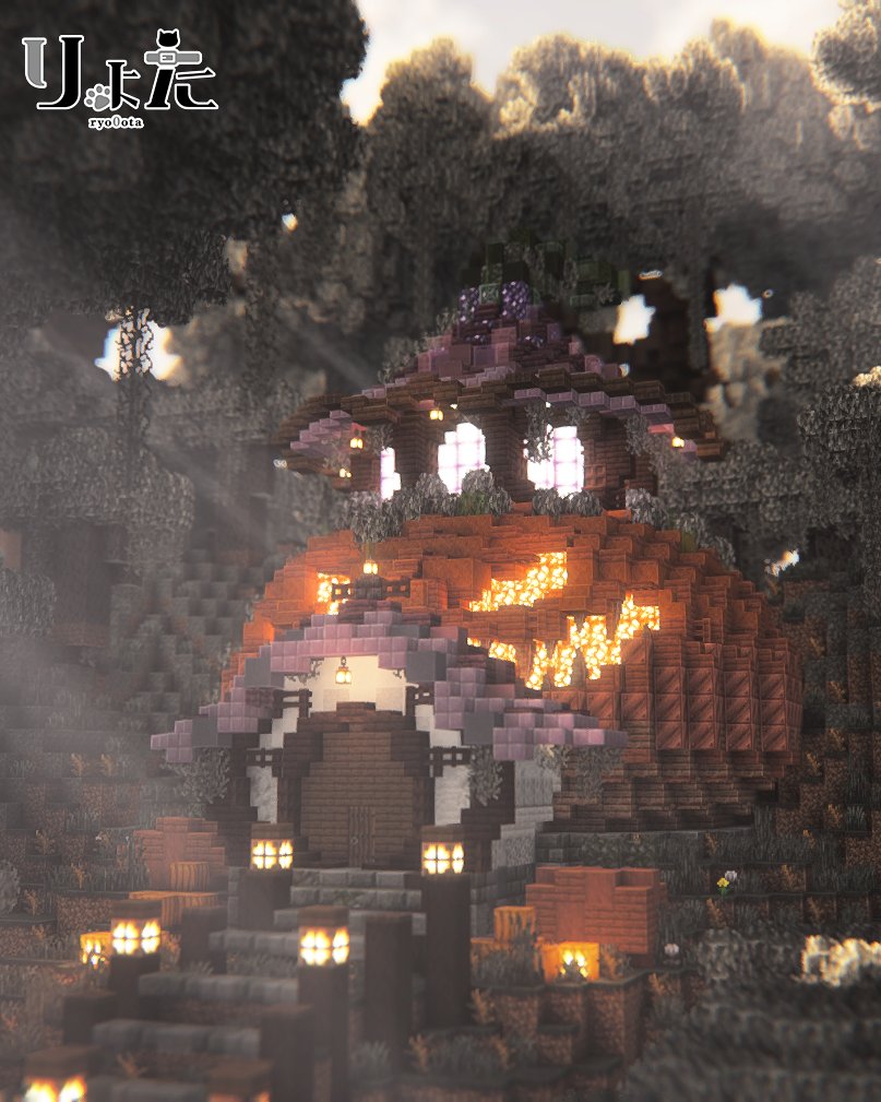 - ハロウィン建築 -
パンプキンハウス🎃

#りょたクラ
#Minecraft
#Minecraftbuilds